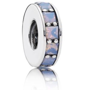 Pandora Eternity Spacer with Opalescent Crystal